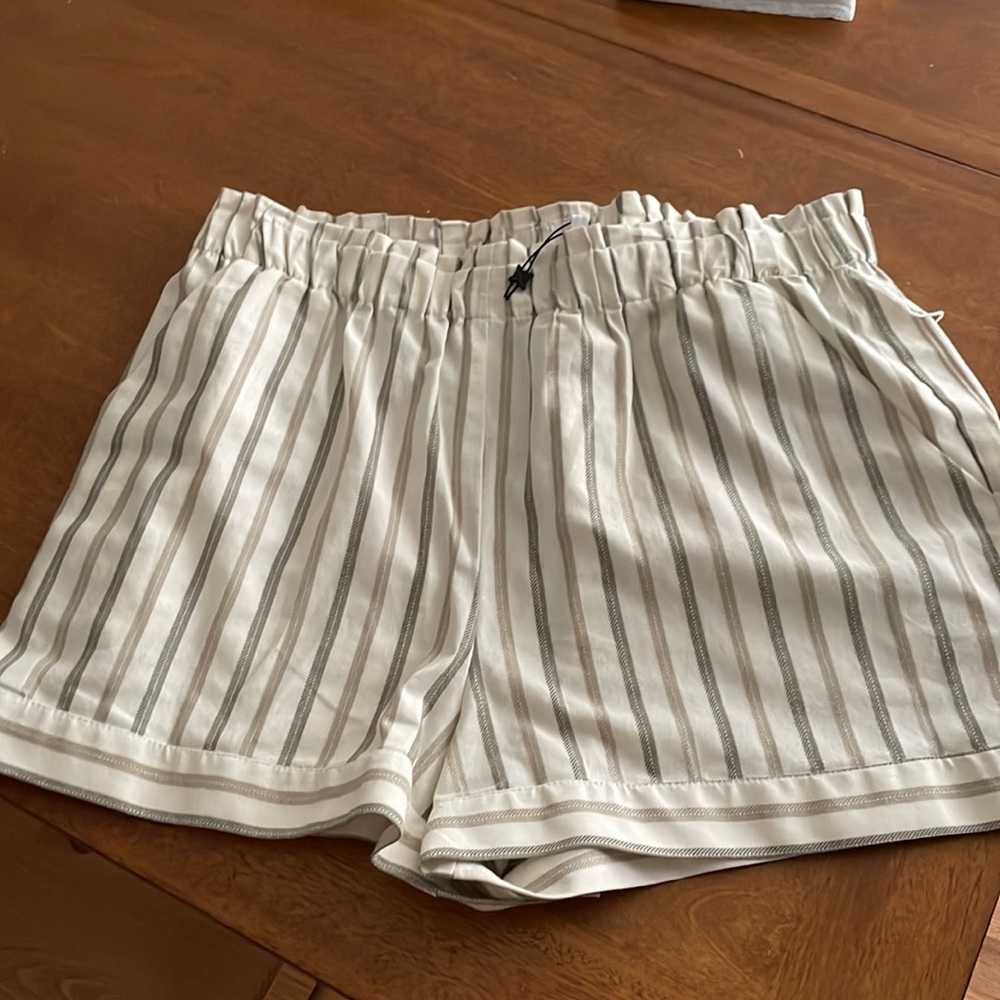 Bcbg generation paper bag shorts size large never worn nwot